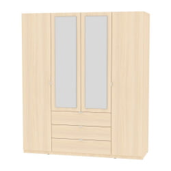 Шкаф распашный R-198х180х60-3-TR-M(ДМ)