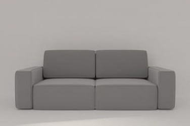 Коричневый диван Сунндал (Berhouse) Цвет фасада: Левис 04 велюр; Тип: Прямой; Материал фасада: Металл/Велюр