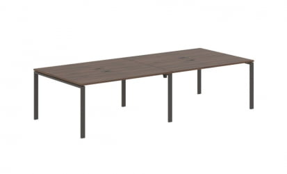 Бенч-система 4-местная EDIS EUWST 3113 Дуб Денвер темный Мокко