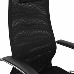 Кресло руководителя BRABIX PREMIUM Ultimate EX-800 хром Черное