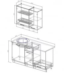 Маленькая кухня Жемчуг 1600