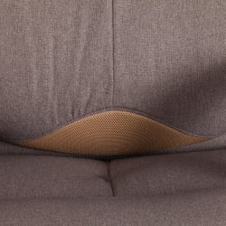 Кресло DUKE ткань рогожка Nice, мокко (серо-бежевая) / сетка бронза, TW-21