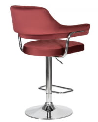 Стул барный DOBRIN CHARLY (винный велюр (MJ9-35)) 2 шт