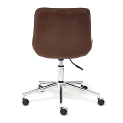 Кресло STYLE флок , коричневый, 6