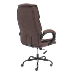 Кресло руководителя OREON metalBL велюр, коричневый, 6
