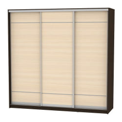 Шкаф-купе Б-230х235х60-3(Венге-ДМ-Д7Д7Д7) / B-230х235х60-3(Венге-ДМ-D7D7D7)