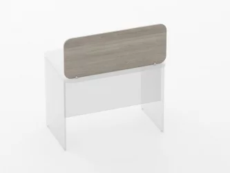 Экран разделительный прямой Glassy 5.14.10 Дуб сантана светлый