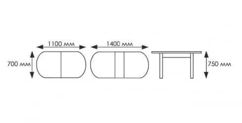 Стол обеденный Раздвижной ЕВРО фп Печеньки ЛДСП венге