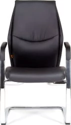 Кресло для посетителя CHAIRMAN VISTA V кожа Черный