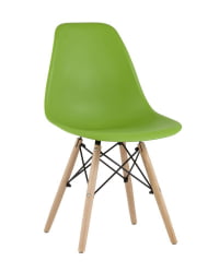 Стул Eames Style DSW зеленый (разборный каркас)