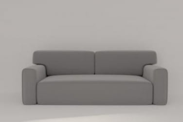 Коричневый диван Сандвик (Berhouse) Цвет фасада: Левис 04 велюр; Тип: Прямой; Материал фасада: Металл/Велюр