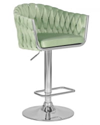 Стул барный DOBRIN MARCEL (пудрово-мятный велюр (MJ9-87)) 2 шт