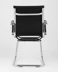 Кресло для посетителей ТопЧаирс Висит черное 2 шт. / TopChairs Visit