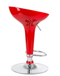 Стул барный ДОБРИН БОМБА (красный) 2 шт / DOBRIN BOMBA