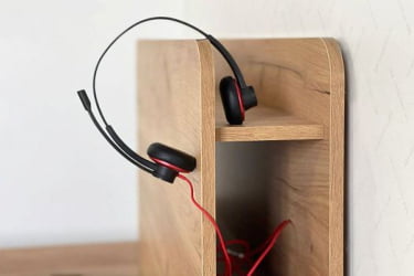 Кровать с подъёмным механизмом Юниор ZP.SMU-02 белое дерево