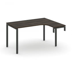 Стол-надставка на опорную тумбу (правый) CONCEPT CN.OSAN-001(R) Дуб Мали Черный