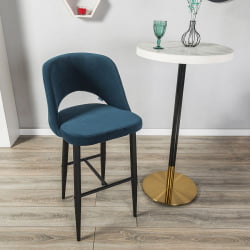 Кресло Бар. Lars Б Diag blue/черный