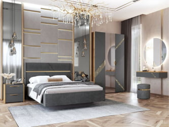 Комод в прихожую Монако 902.23 Дуб Вотан Оникс Графит