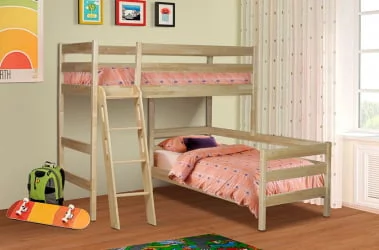 Детская кровать из дерева В 2-4