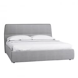 Кровать с мягким изголовьем 1.6 Сканди Грей
