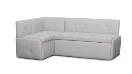 Кухонный уголок Вена иск.кожа Teos White