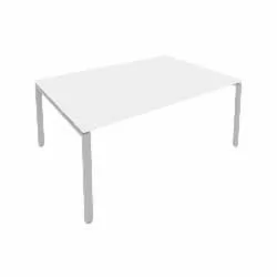 Переговорный стол (1 столешница) Metal SystemБ.ПРГ-1.5 Белый/Серый