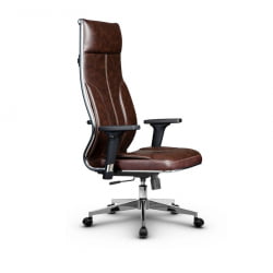 Кресло руководителя Metta L 1m 46/2D Комплект 3 Коричневое