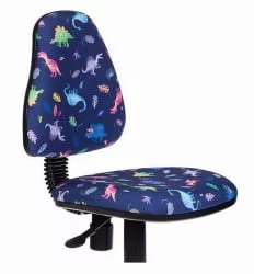 Кресло детское Бюрократ KD-4/DINO-BL