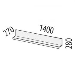 Полка в гостиную Фреска 66.26