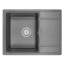 Кухонная мойка GRANULA 6503 Черный