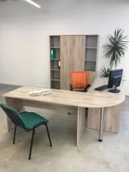 Стол компьютерный угловой Р.РС-16 (левый) Дуб Кронберг