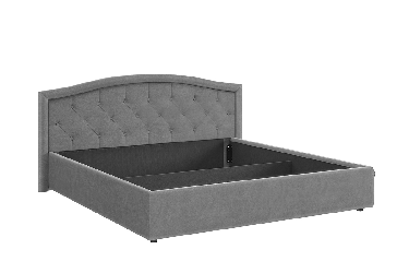 Кровать 1.8 Верона 2 с подъем. механизмом ZP.KM1.8-02 топаз (велюр)