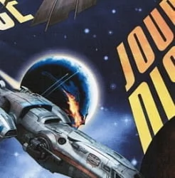 Шторы на полувысокую кровать Соня (космос синий/песко оранжевый)