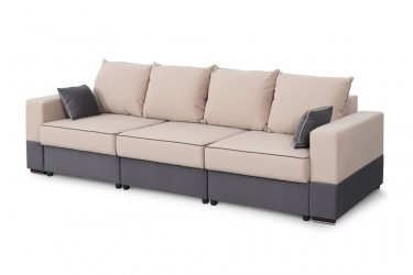 Диван-кровать Бостон 2400 Стандарт Бежево-темно-серый