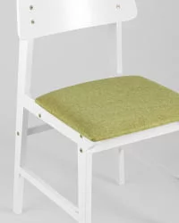 Комплект из двух стульев ODEN WHITE 2 шт Оливковый