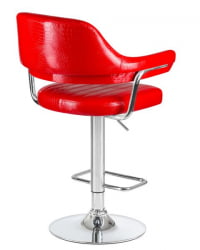 Стул барный ДОБРИН CХАРЛЙ (красный крокодил) 2 шт / DOBRIN CHARLY