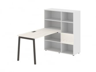 Рабочая станция EDIS ELRST 1113 Ясень Траун Мокко Белый