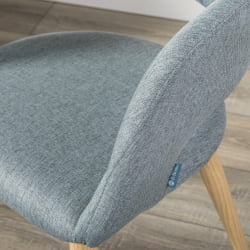 Кресло Hugs св.сер/нат.дуб