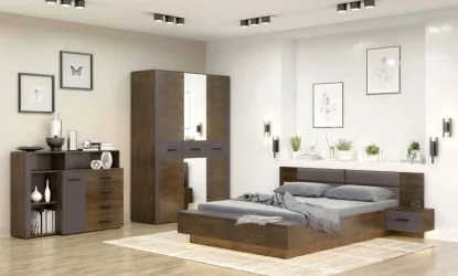 Тумба прикроватная приставная Куба 09 Таксус Вольфрам