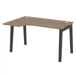 Стол эргономичный левый ONIX WOOD OW.SA-2(L) Дуб Аризона/Темный