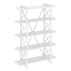 Стеллаж на регулируемых опорах - 5 полок LOFT VR.L-MST.O-5.8V Металл белый Белый Бриллиант