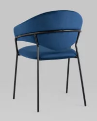 Стул Алексис велюр Синий