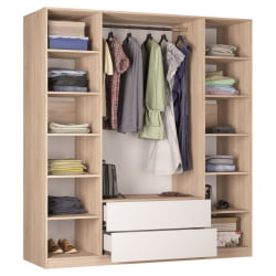 Шкаф распашный R-198х180х60-2-PO-M(ЯШС)