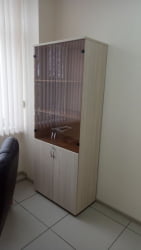 Шкаф высокий со стеклом Glassy 6.19.151 Туя