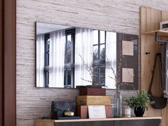 Зеркало горизонтальное Фиджи ЛД 659.420.000 Антрацит глянец