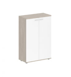 Шкаф средний Сигма СГ.803.ОД.ВХ Дуб темный Белый / Sigma SG.803.OD.WH