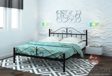 Кровать Диана Plus 1400х1900 Черная