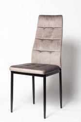 Металлический стул Cafe-2 (DC4032-B) вельвет серый