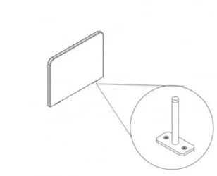 Акустический торцевой экран RAND Acoustic XASP 650 Bravo Blue