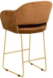 Стул полубарный Oscar (ПБ) Браун/ЛинкЗолот